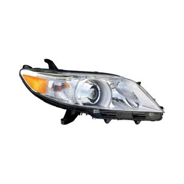 Headlight Assembly Composite Right Halogen w/o LED DRL CAPA for Toyota Sienna Limited Base LE XLE L 2011-2020
