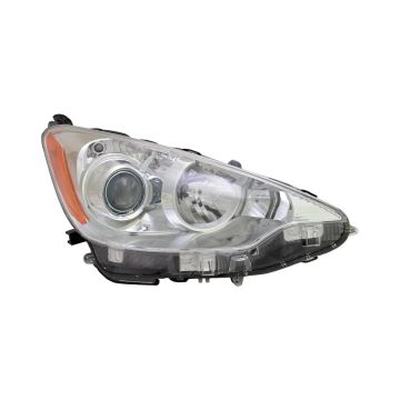Headlight Assembly Composite Right for Toyota Prius C 2012-2014