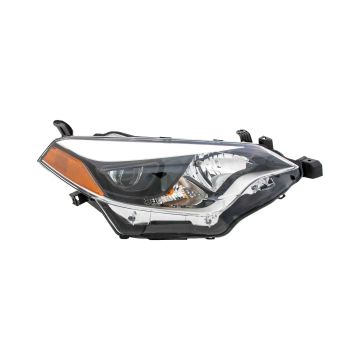 Headlight Assembly Composite Right CAPA for Toyota Corolla 2014-2016