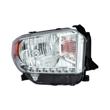 Headlight Assembly Composite Right Halogen w/o Level Adjuster for Toyota Tundra Limited SR SR5 2014-2015