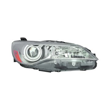 Headlight Assembly Composite Right Halogen CAPA for Toyota Camry LE Hybrid LE Hybrid XLE XLE 2015-2017