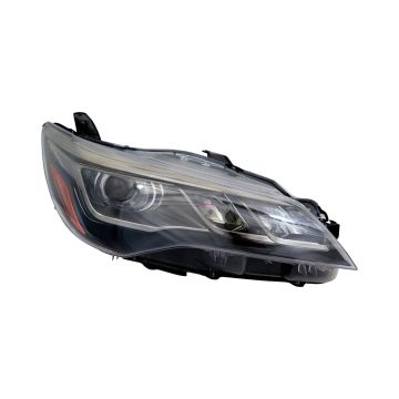 Headlight Assembly Composite Right LED Black Housing CAPA for Toyota Camry XSE 2015-2017