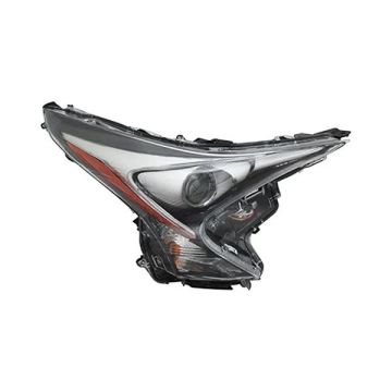 Headlight Assembly Composite Right w/o Fog Lamps for Toyota Prius Base Two Eco 2016-2018