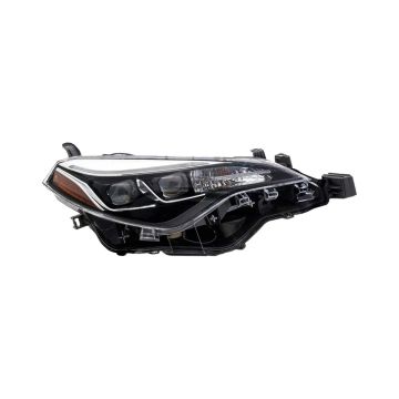 Headlight Assembly Composite Right Multi-LED w/LED Accent for Toyota Corolla XSE SE XLE 2017-2019