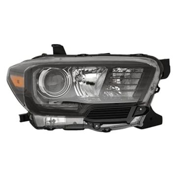 Headlight Assembly Composite Right w/LED DRL w/LED Fog Lamps CAPA for Toyota Tacoma 2017-2019