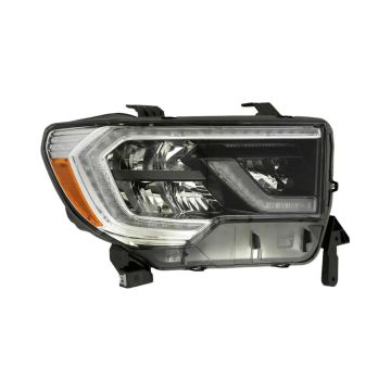Headlight Assembly Composite Right Platinum for Toyota Sequoia 2018-2022