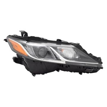 Headlight Assembly Composite Right w/o LED Signal Lamp North America Built for Toyota Camry Hybrid LE Hybrid SE L LE SE SE Nightshade 2019-2024