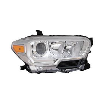 Headlight Assembly Composite Right w/o LED Daytime Running Lamps w/o Fog Lamps CAPA for Toyota Tacoma 2019-2023