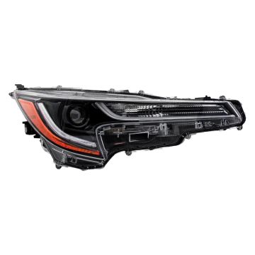 Headlight Assembly Composite Right North America Built CAPA for Toyota Corolla Sedan L LE 2020-2022