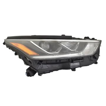 Headlight Assembly Composite Right LED w/o Adaptive Headlamps Projector Type for Toyota Highlander Limited 2020-2023