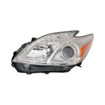 Headlight Lens Housing Left Halogen for Toyota Prius 2012-2015