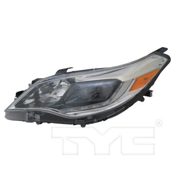 Headlight Lens Housing Left HID CAPA for Toyota Avalon 2013-2015