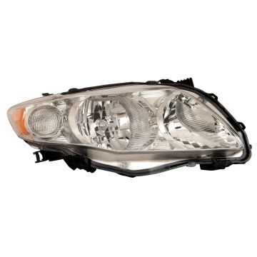 Headlight Lens Housing Right Japan Built CAPA for Toyota Corolla 2009-2010