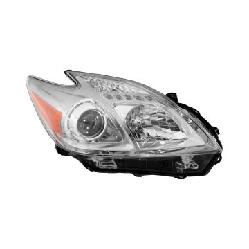 Headlight Lens Housing Right Halogen CAPA for Toyota Prius 2010-2011