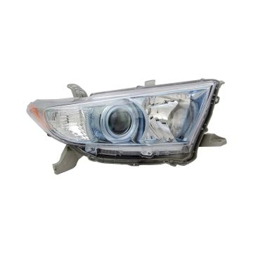 Headlight Lens Housing Right for Toyota Highlander Hybrid Limited Hybrid 2011-2013