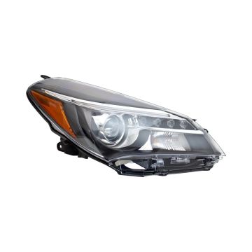 Headlight Lens Housing Right Projector Type w/LED DRL for Toyota Yaris 2015-2017