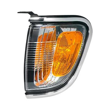 Parking Light Assembly Left Park/Marker Combo w/Chrome Bezel for Toyota Tacoma 2001-2004