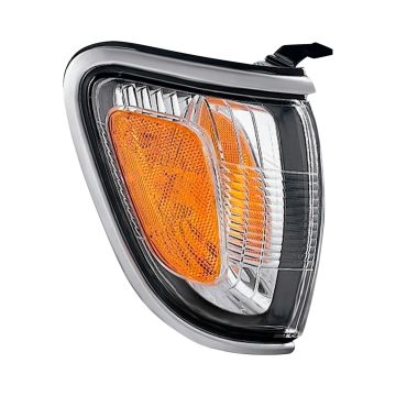 Parking Light Assembly Right Park/Marker Combo w/Lunar Mist Silver Pearl Bezel (paint Code 1C8) for Toyota Tacoma 2001-2004