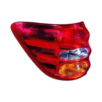 Tail Light Assembly Left Quarter Panel Mounted for Toyota Sequoia 2001-2004