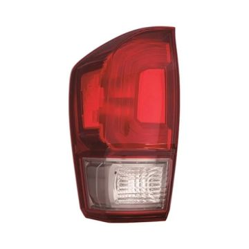 Tail Light Assembly Left Red/Smoke Bezel for Toyota Tacoma TRD Sport TRD Off-Road 2016-2017