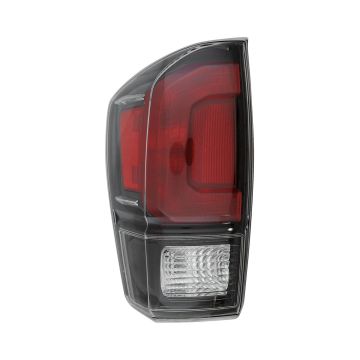 Tail Light Assembly Left w/Black Bezel for Toyota Tacoma 2017-2019