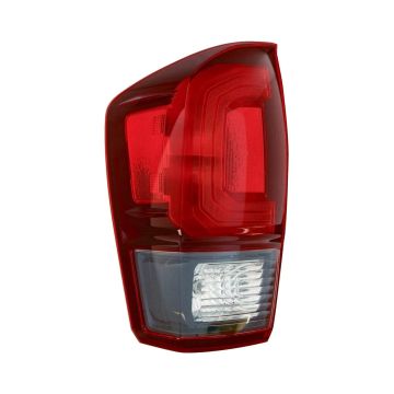 Tail Light Assembly Left w/o Black Bezel for Toyota Tacoma TRD Sport SR TRD Off-Road SR5 Base 2018-2023