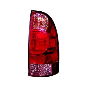 Tail Light Assembly Right Clear/Red Center Lens Standard Type CAPA for Toyota Tacoma 2005-2015