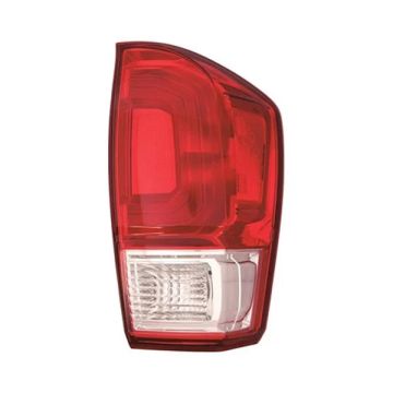 Tail Light Assembly Right Red Bezel CAPA for Toyota Tacoma SR SR5 2016-2017