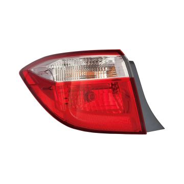 Tail Light Assembly Left Outer for Toyota Corolla 2014-2016