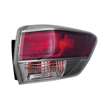 Tail Light Assembly Left Outer CAPA for Toyota Highlander 2014-2016