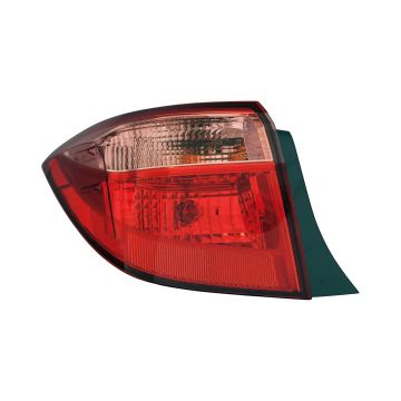 Tail Light Assembly Left Outer Halogen for Toyota Corolla L LE LE Eco CE 2017-2019