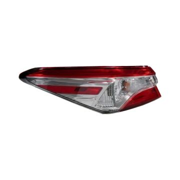Tail Light Assembly Left Outer North America Built CAPA for Toyota Camry L LE Hybrid LE 2018-2020