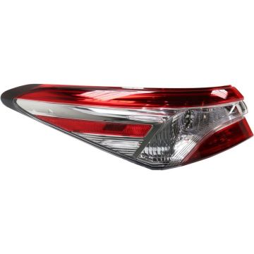 Tail Light Assembly Left Outer Lens/Housing Japan Built CAPA for Toyota Camry LE 2018-2019