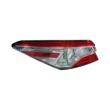Tail Light Assembly Left Outer Lens/Housing Japan Built CAPA for Toyota Camry SE 2018-2019