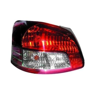 Tail Light Housing Left w/o Sport Pkg Includes Lens for Toyota Yaris Sedan Base 2007-2012