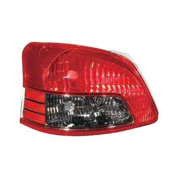 Tail Light Housing Left Includes Lens for Toyota Yaris Sedan S 2007-2009