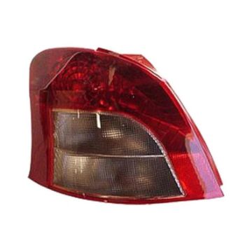 Tail Light Housing Left Includes Lens for Toyota Yaris Hatchback 2009-2011