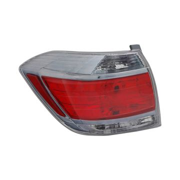 Tail Light Housing Left Includes Lens for Toyota Highlander Hybrid Limited Hybrid 2011-2013