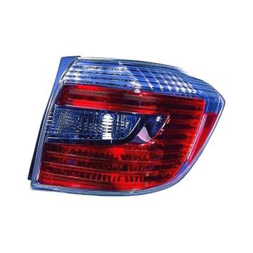 Tail Light Housing Right Includes Lens for Toyota Highlander Hybrid Limited Hybrid 2008-2010