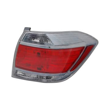 Tail Light Housing Right Includes Lens for Toyota Highlander Hybrid Limited Hybrid 2011-2013