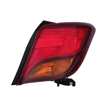 Tail Light Housing Right Includes Lens for Toyota Yaris 2015-2017