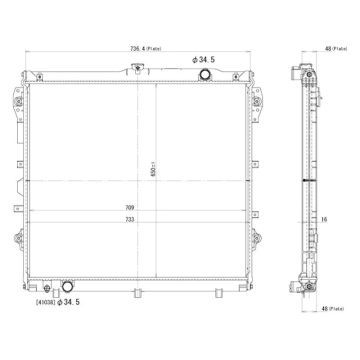 Radiator for Toyota Tundra 2007-2013