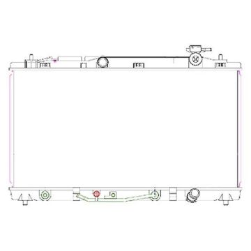 Radiator Type 2 Japan Built for Lexus ES350 Toyota Camry