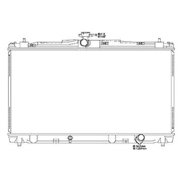 Radiator for Toyota Camry SE L LE XLE SE Sport XSE Special Edition 2012-2017