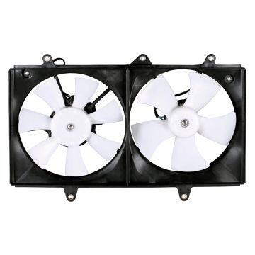 Engine Cooling Fan Assembly Includes Motor/Blade/Shroud For Radiator & AC Condenser for Toyota Corolla 1995-1999