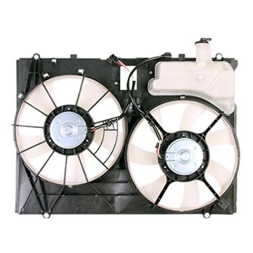 Engine Cooling Fan Assembly Motor/Blade/Shroud Dual Fan Assembly for Toyota Sienna 2007-2010