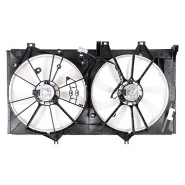 Engine Cooling Fan Assembly Motor/Blade/Shroud Dual Fan Assembly for Toyota Camry 2012-2017