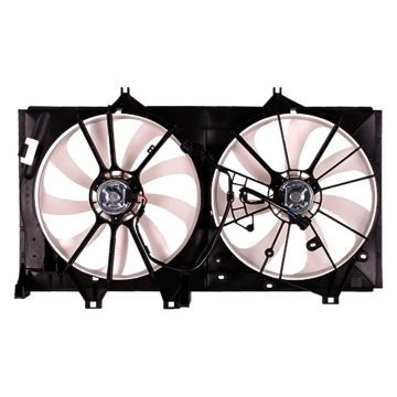 Engine Cooling Fan Assembly Motor/Blade/Shroud Dual Fan Assy for Toyota Camry 2012-2017