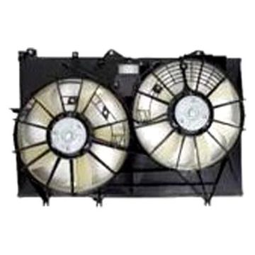 Engine Cooling Fan Assembly Motor/Blade/Shroud Dual Fan Assembly for Toyota Highlander Hybrid Hybrid Limited 2011-2013