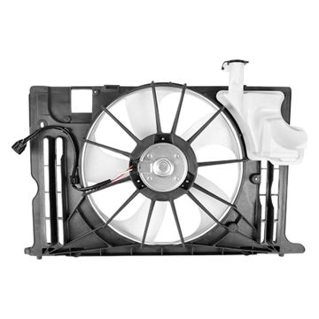 Engine Cooling Fan Assembly Motor/Blade/Shroud/Reservoir Cap Assy for Toyota Corolla 2014-2019